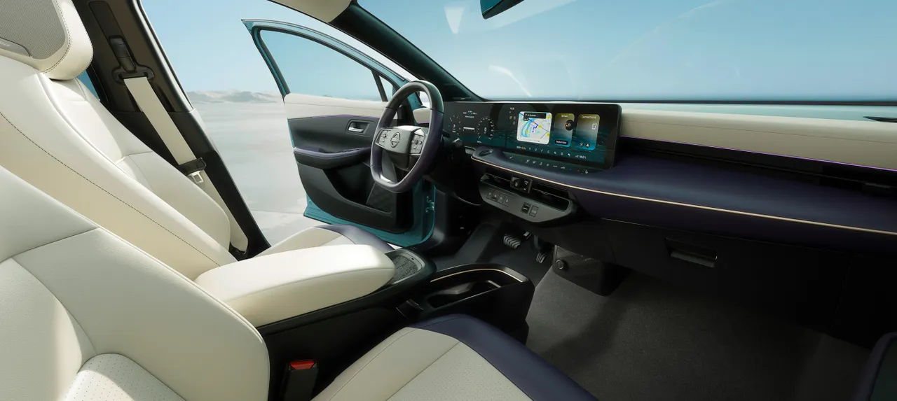 Nissan Leaf — interior confortável